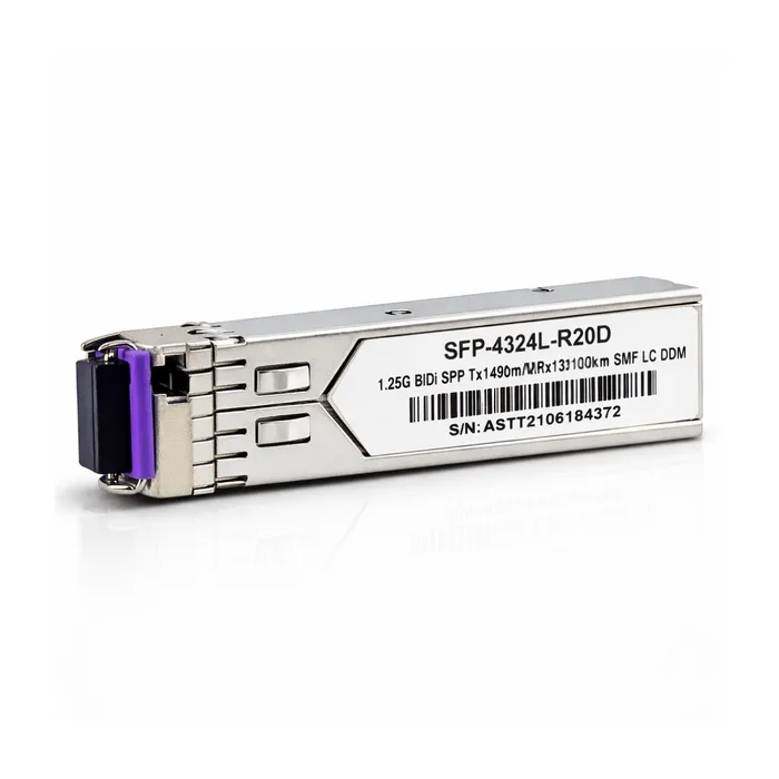 Módulo SFP BiDi 1.25G 20Km LC DDM Alta Performance Compatível Cisco GLC-BX-D