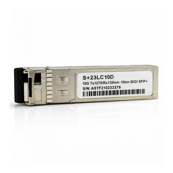 Módulo SFP+ 10G 10KM BiDi LC DDM TX1270/RX1330nm Compatível MikroTik S+23LC10D