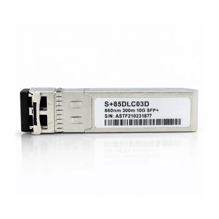 Módulo SFP+ 10G SR 300M MMF LC Duplex DDM 850nm S+85DLC03D Compatível Cisco E MikroTik