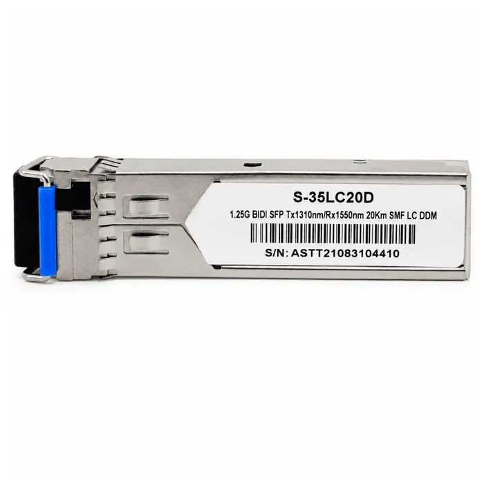 Módulo SFP MikroTik S-35LC20D 1.25G 20KM BIDI LC DDM TX1310/RX1550