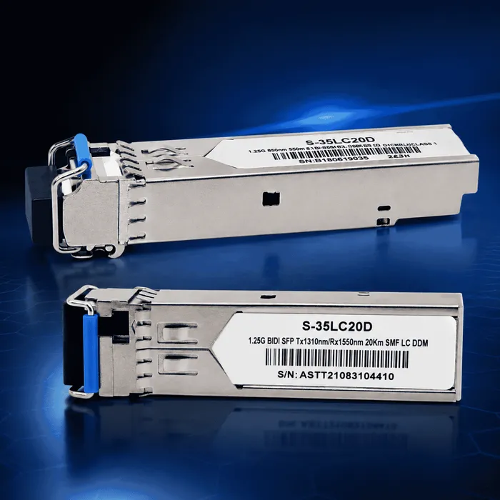 Módulo SFP MikroTik S-35LC20D 1.25G 20KM BIDI LC DDM TX1310/RX1550