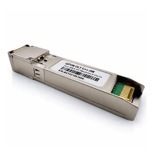 Módulo SFP GPON OLT Classe C++ 20KM SC Compatível Huawei MA5600 MA5800 Alta Potência 2.5G Down  1.25G Up 