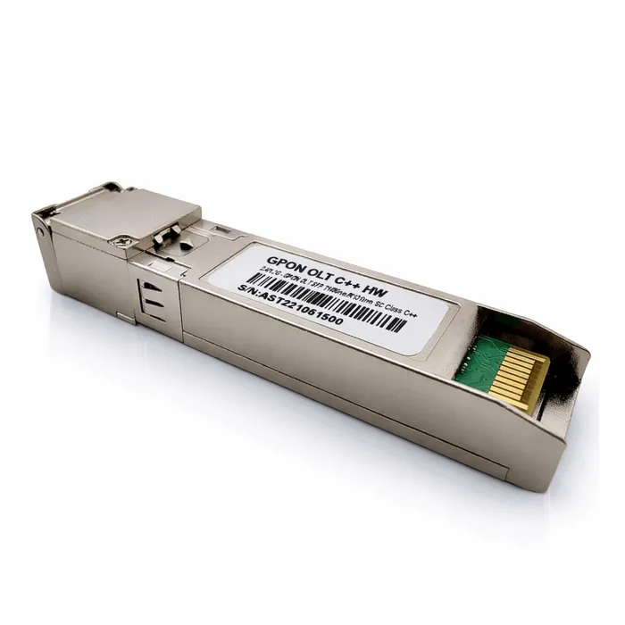 Módulo SFP GPON OLT Classe C++ 20KM SC Compatível Huawei MA5600 MA5800 Alta Potência 2.5G Down  1.25G Up 