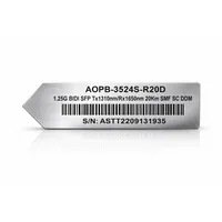 Módulo Transceiver SFP BIDI 1.25G 20KM SC DDM TX1310 RX1550 SMF 3524S-R20D - imagem 3