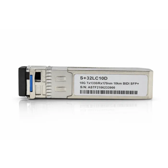 Transceiver Módulo SFP+ 10G BIDI 10KM SMF LC DDM TX1330 RX1270 S+32LC10D