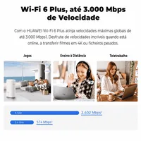 Roteador Huawei WiFi 6 AX3000 Mesh WS8100 Dual Band Gigabit - imagem 4