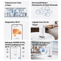 Roteador Huawei WiFi 6 AX3000 Mesh WS8100 Dual Band Gigabit - imagem 6