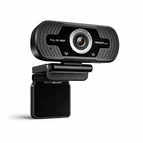 Webcam Argom Tech ARG-WC-9140BK Full HD 1080p Com Microfone USB - Preta
