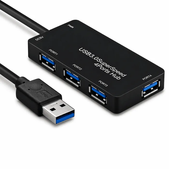 Hub Adaptador USB 3.0 4 Portas 5Gbps DEX BYL-3013 Alta Velocidade