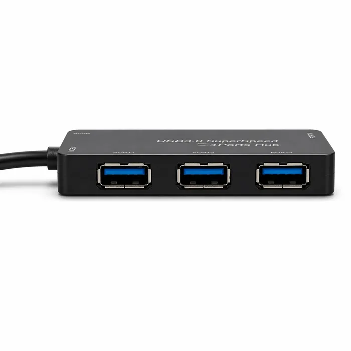 Hub Adaptador USB 3.0 4 Portas 5Gbps DEX BYL-3013 Alta Velocidade