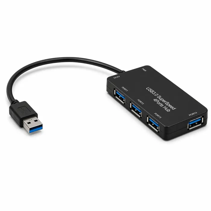 Hub Adaptador USB 3.0 4 Portas 5Gbps DEX BYL-3013 Alta Velocidade