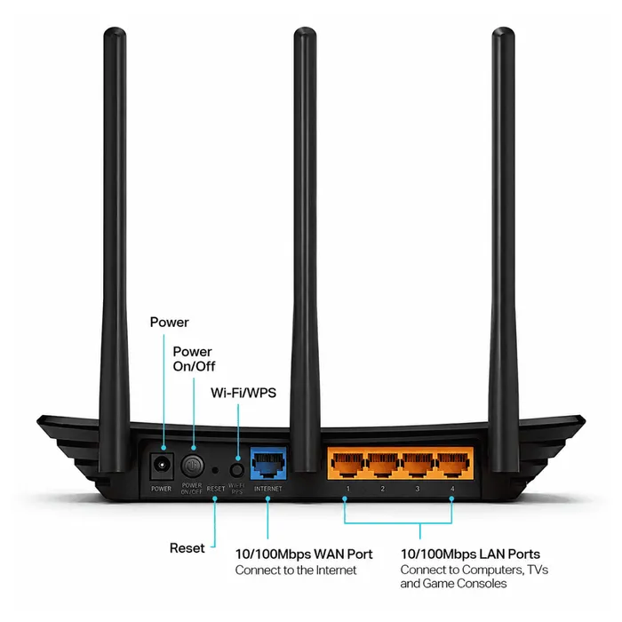 Roteador TP-Link TL-WR949N N450 450Mbps 3 Antenas Wi-Fi