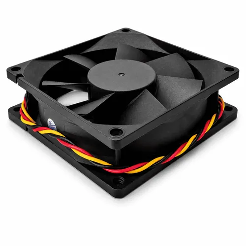 Cooler Fan Evercool EC8025M12SA 80x80x25mm Sleeve 3 Pinos 12V