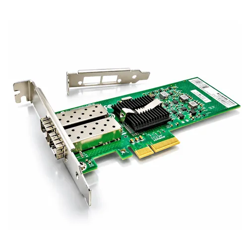 Placa De Rede PCI Express 2 Portas SFP 1Gb Intel 82576EB Servidor