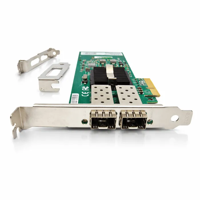 Placa De Rede PCI Express 2 Portas SFP 1Gb Intel 82576EB Servidor