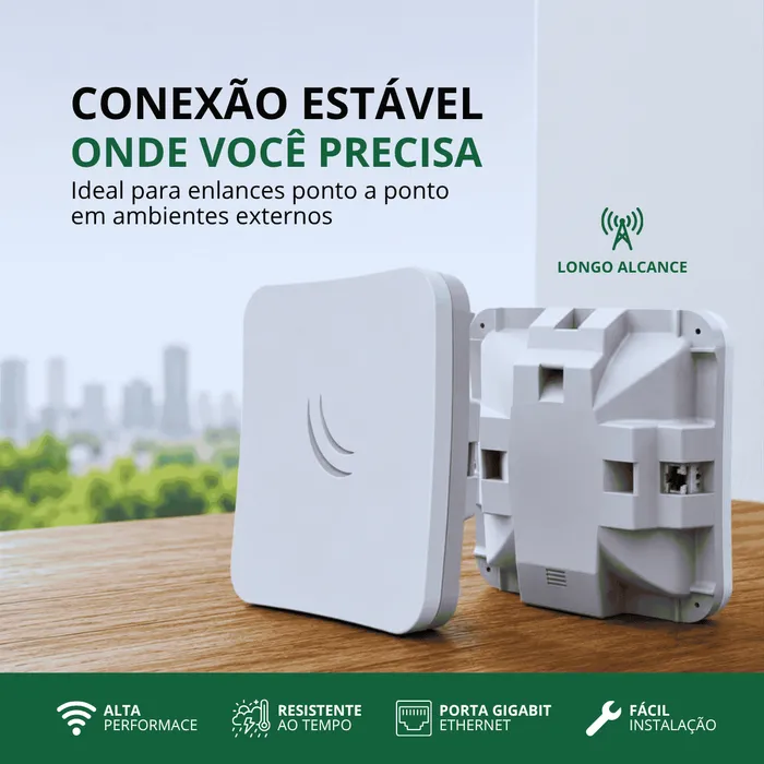 Antena Wireless 5GHz MikroTik Lite5 16dBi CPE Outdoor PtP 300Mbps