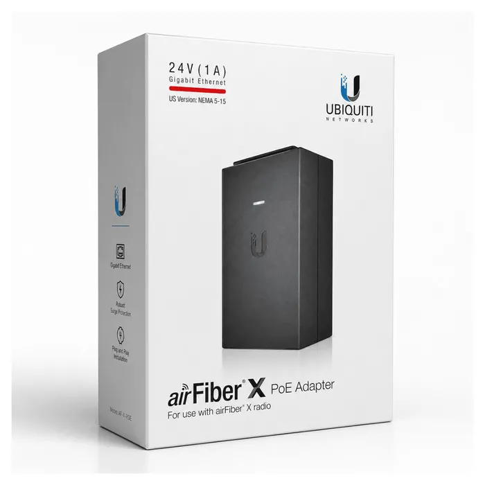 Fonte Injetor PoE Ubiquiti 24V 1A Gigabit GP-H240-100G-4