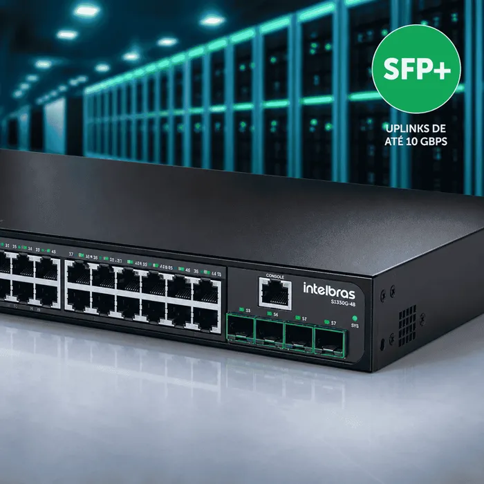 Switch Gerenciável 48P + 4P SFP 10000 Base-X S2352G-B