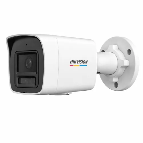Câmera Segurança Áudio Hikvision 2MP Full HD ColorVu 2.8mm PoE IP67