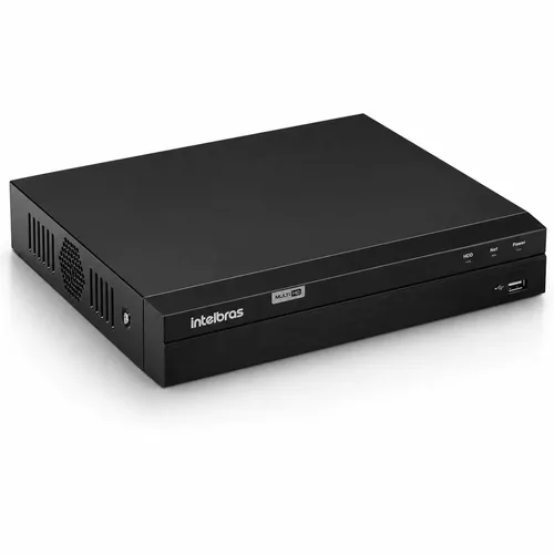 Gravador DVR Intelbras MHDX 1304 Full HD 4 Canais Detecção Inteligente