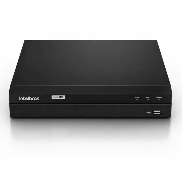Gravador DVR Intelbras MHDX 1304 Full HD 4 Canais Detecção Inteligente