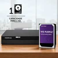 Gravador DVR Intelbras MHDX 1304 Full HD 4 Canais Detecção Inteligente - imagem 5