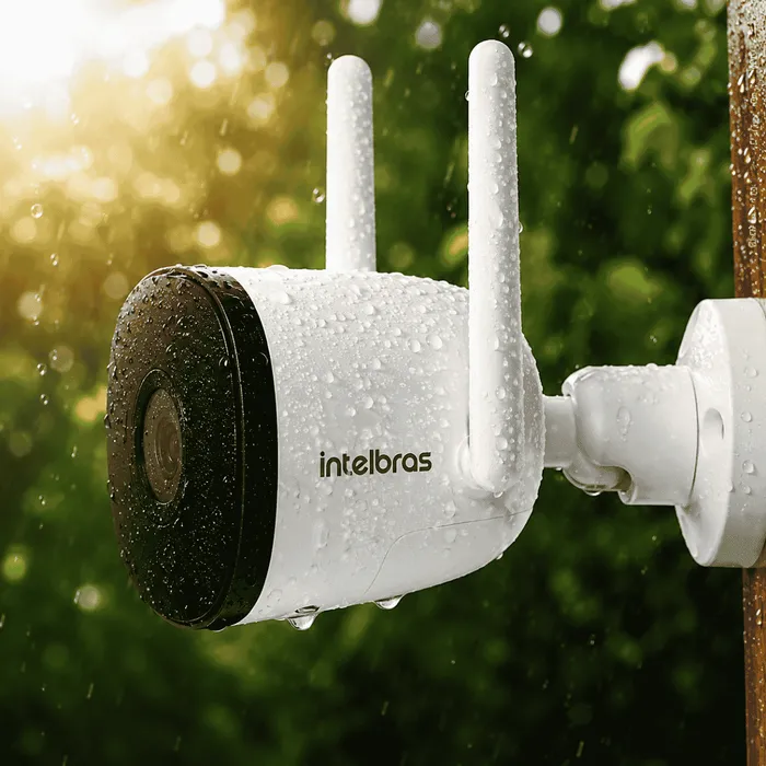 Câmera Segurança  Wi-Fi Intelbras Mibo iM5 SC Full HD 1080p Externa IP67 Visão Noturna Áudio E Microfone 
