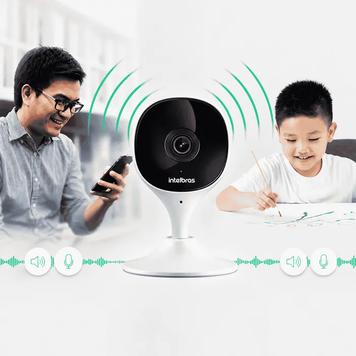 Câmera Segurança Wifi Intelbras iMX C Full HD  1080p função  Babá Eletrônica 