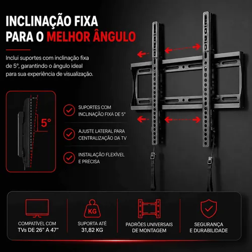 Suporte Fixo  TV 26