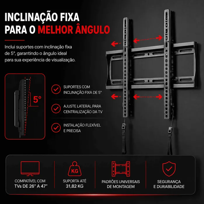 Suporte Fixo  TV 26
