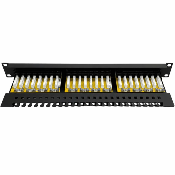 Patch Panel 24 Portas Cat6 RJ45 19