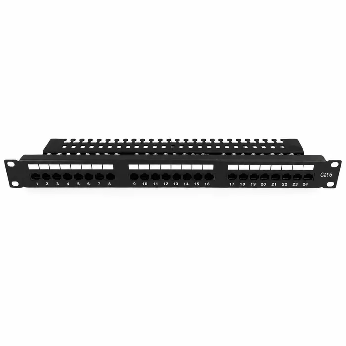 Patch Panel 24 Portas Cat6 RJ45 19