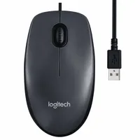 Mouse Logitech M90 USB Óptico 1000 DPI Ambidestro - Preto - imagem 3