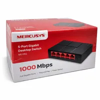 Switch Gigabit 5 Portas Mercusys MS105G 10/100/1000Mbps Ethernet RJ45 - imagem 4