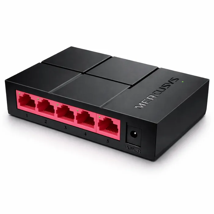 Switch Gigabit 5 Portas Mercusys MS105G 10/100/1000Mbps Ethernet RJ45