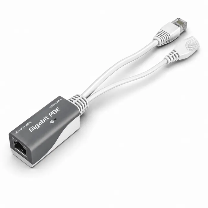 Cabo Injetor PoE Gigabit MikroTik RBGPOE Alimentação via Ethernet