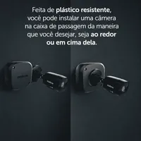 Caixa Plástica Organizadora Passagem Fios Câmera CFTV VBOX 1100 - imagem 4