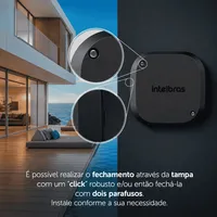 Caixa Plástica Organizadora Passagem Fios Câmera CFTV VBOX 1100 - imagem 5