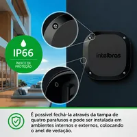 Caixa Plástica de Passagem Intelbras VBOX1100E Para Câmera CFTV - imagem 9