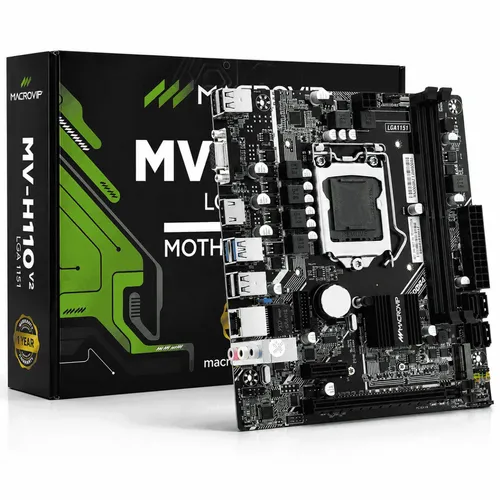 Placa Mãe Macrovip MV-H110V2 Socket LGA 1151 / VGA / DDR4