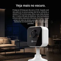 Câmera Segurança IP WiFi EZVIZ C1HC 720P Áudio Visão Noturna 12m - imagem 5