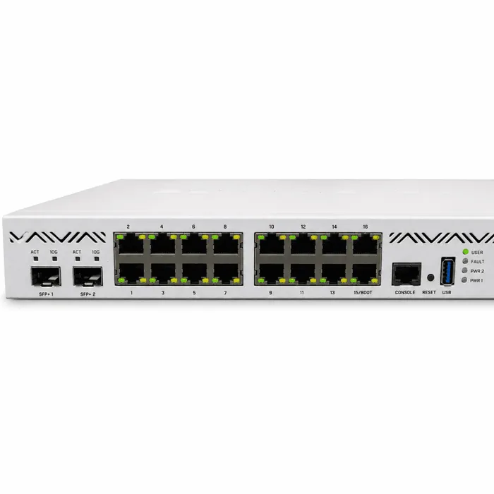Roteador MikroTik CCR2004-16G-2S+ 16 Portas Gigabit 2 SFP+ 10G