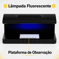 Detector Notas Falsas UV BM-F913 Verificador Cédulas Dinheiro - imagem 2