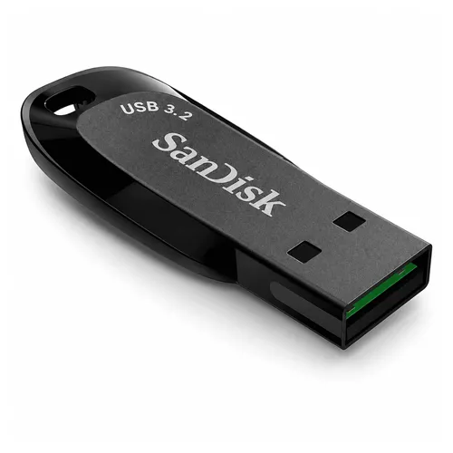 Pendrive SanDisk Ultra Shift 64GB USB 3.0 Até 100MB/s Preto
