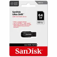 Pendrive SanDisk Ultra Shift 64GB USB 3.0 Até 100MB/s Preto - imagem 3