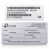 Switch Gerenciável TP-Link TL-SG3210 8 Portas Gigabit + 2 SFP L2 - imagem 2