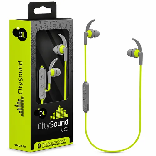 Fone de Ouvido Sport Bluetooth CitySound CS9 In-Ear Sem Fio