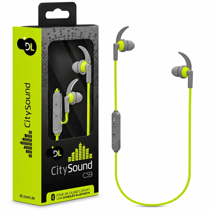 Fone de Ouvido Sport Bluetooth CitySound CS9 In-Ear Sem Fio