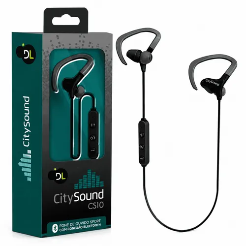 Fone Ouvido Sport Bluetooth CitySound CS10 In-Ear