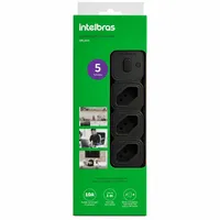 Filtro De Linha Extensão Intelbras EPE 2005 PR 5 Tomadas Bivolt 1m - imagem 1